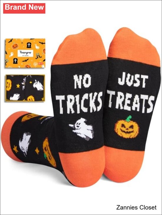 Other - 👻 HAPPYPOP Halloween Crew Socks Cotton Blend Novelty Boys